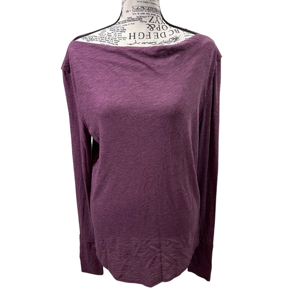 We The Free Plum Long Sleeve Top